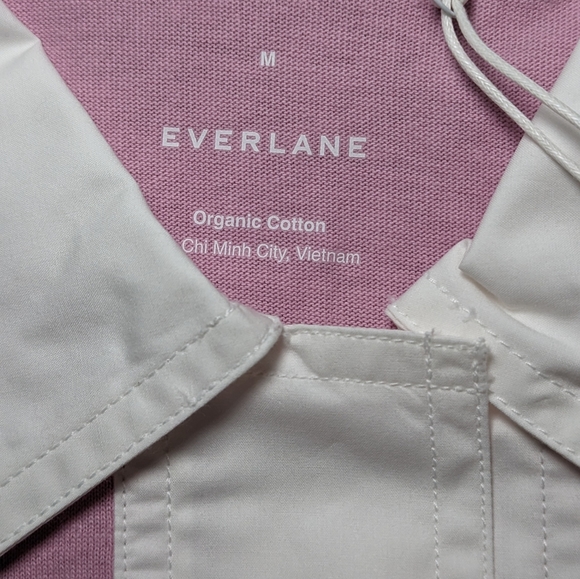 NWT Everlane The Organic Cotton Polo Dress In Lilac Size Medium - Picture 6 of 9